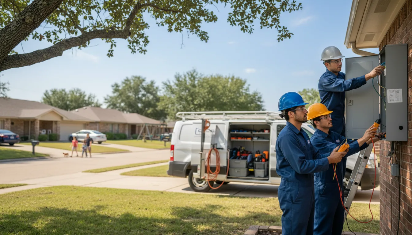 Certified electrician providing emergency electrical services in Alplaus, NY
